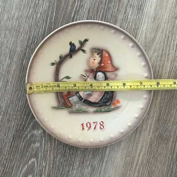 MJ Hummel annual plate 1978 vintage collectors plate - Picture 3 of 12